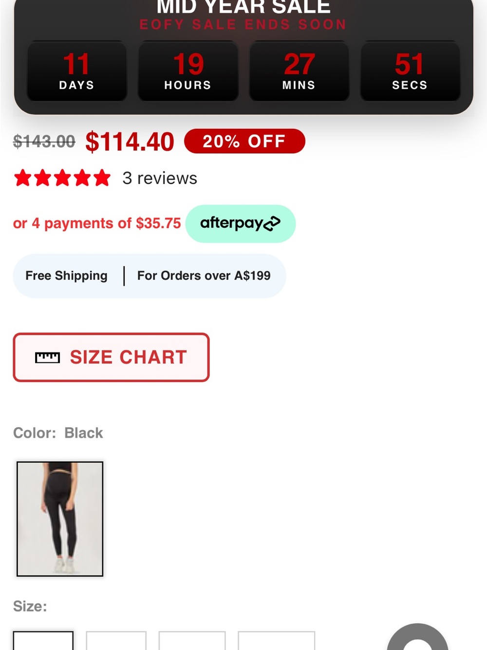 Supacore compression maternity Jenny Pants medium